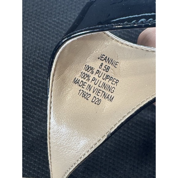 Lauren Ralph Lauren Naris Cork Wedge Sandals Buckle T-strap Thong Size 8.5 B - Picture 14 of 14